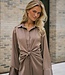 Biria Heavy Sateen Dress