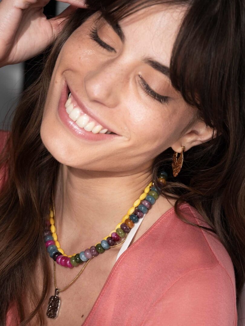 Gemstone ketting