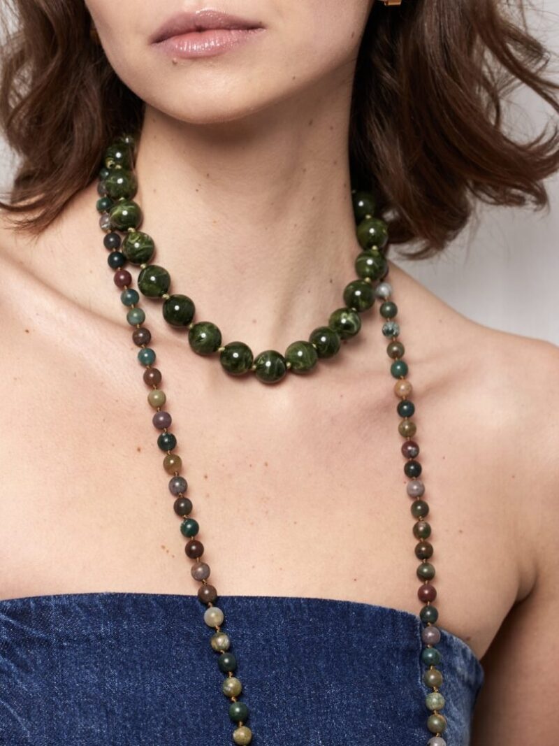 Ketting met grote ronde kralen