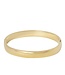 Brede ovale bangle met handig kliksysteem