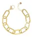 Platte schakel armband XL