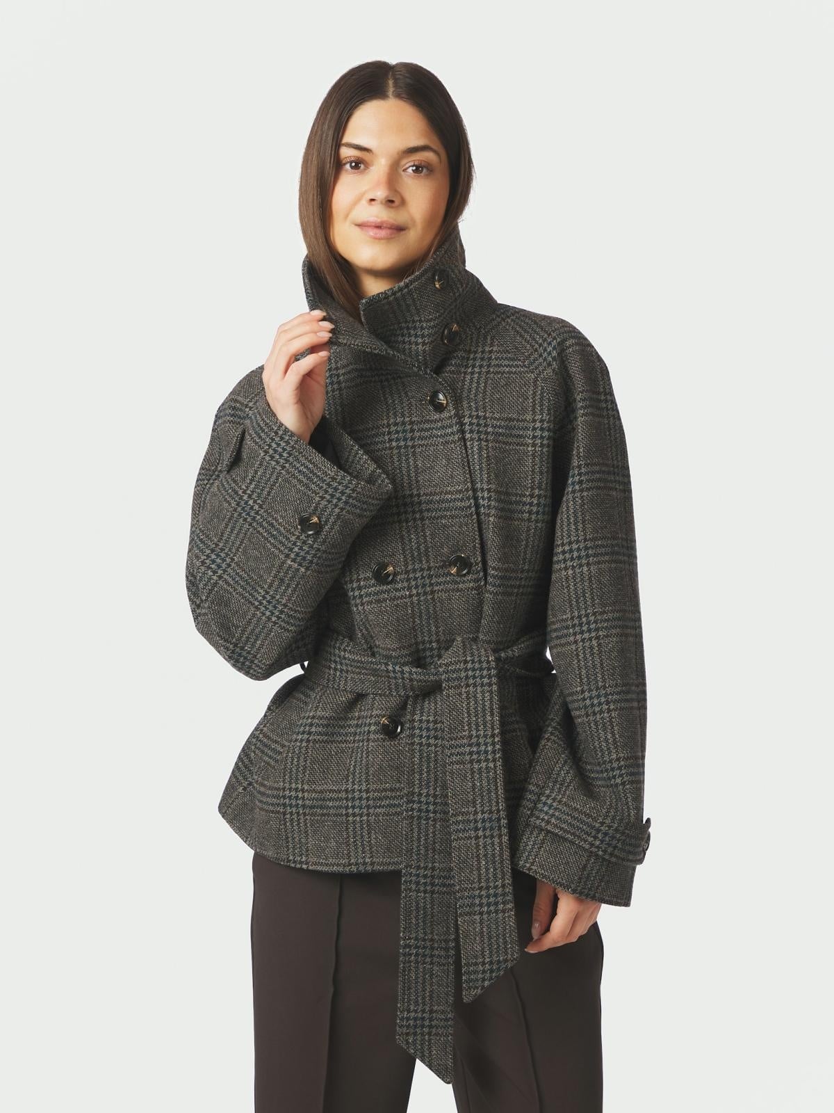 Neo Noir Munet Check Jacket