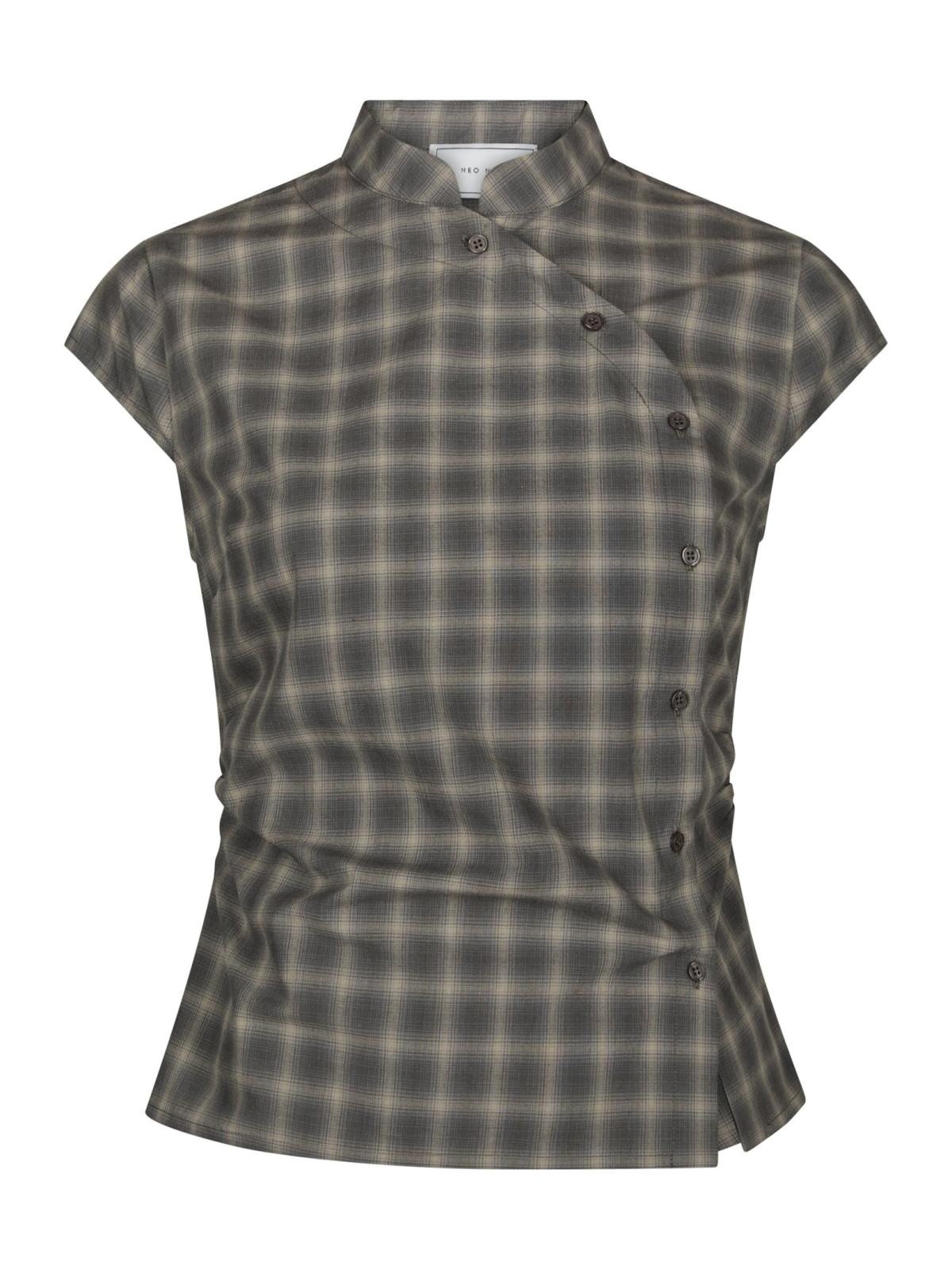 Pascale Checked Blouse