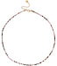 Fijne korte ketting met mini edelsteentjes