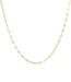 Korte fijne choker ketting met patroon