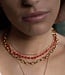Kort ketting met grove ovale schakels
