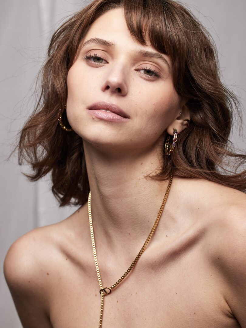 Minimalistische doorhaalketting