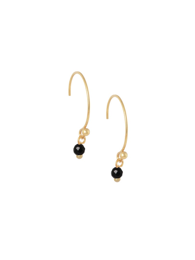Mini gemstone oorbellen