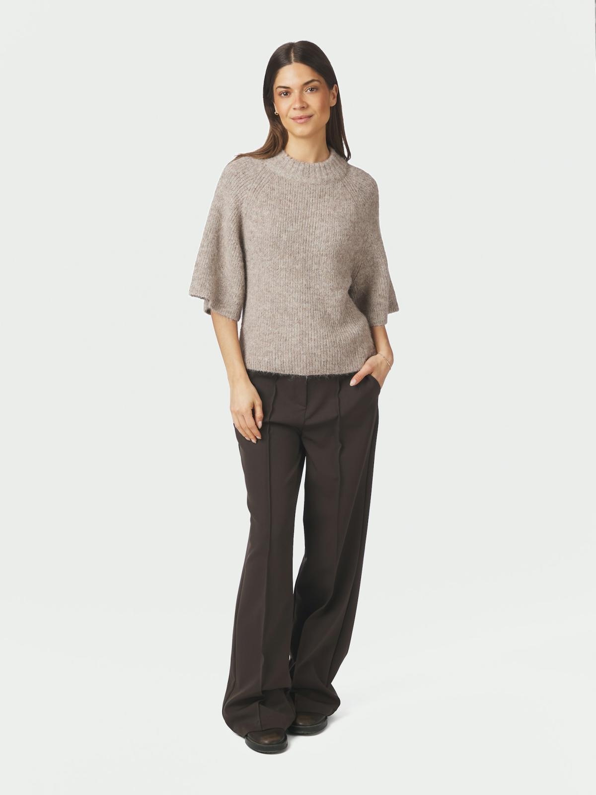 Bandi Fluffy Knit Blouse