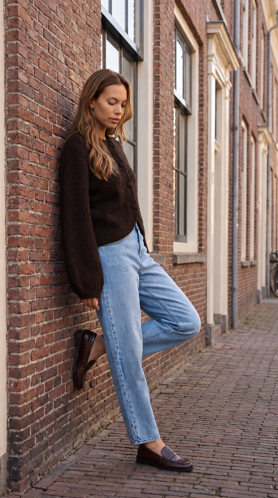 Neo Noir Gio Fluffy Knit Cardigan