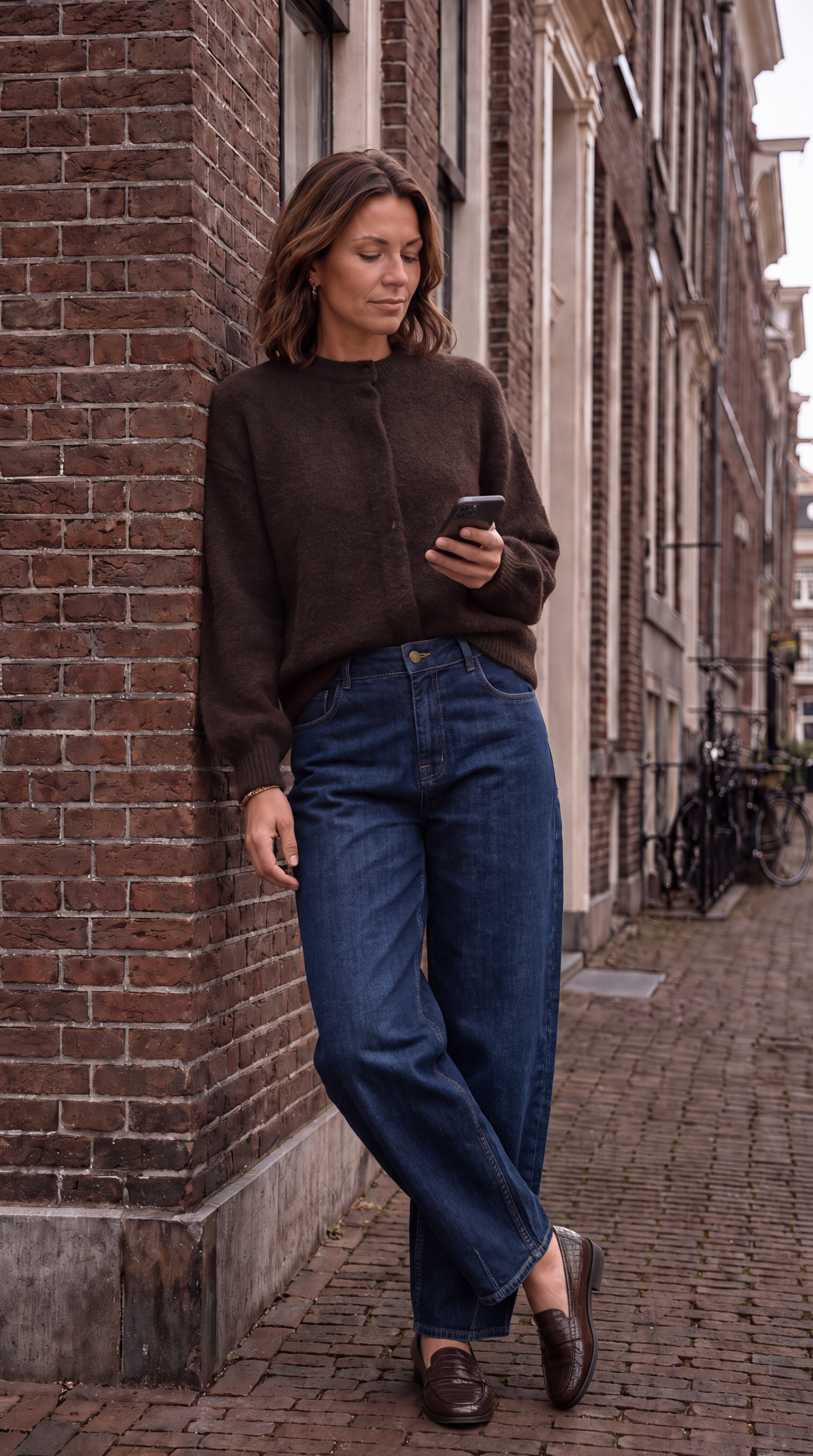 Neo Noir Dione Fluffy Knit Cardigan