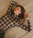 Casha printed check mesh top