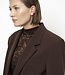 Olya velvet mesh jersey top