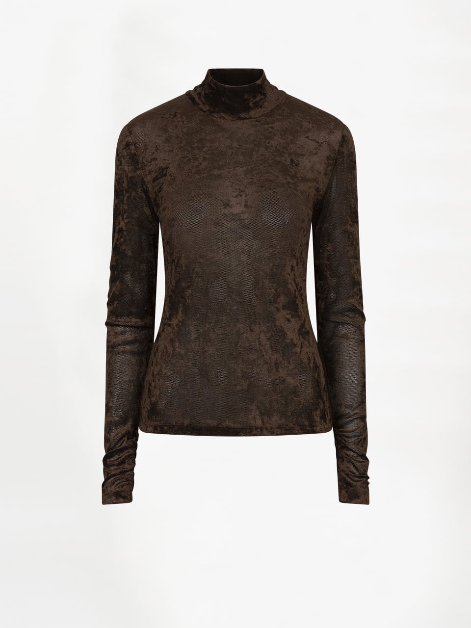 Dante 6 Olya velvet mesh jersey top