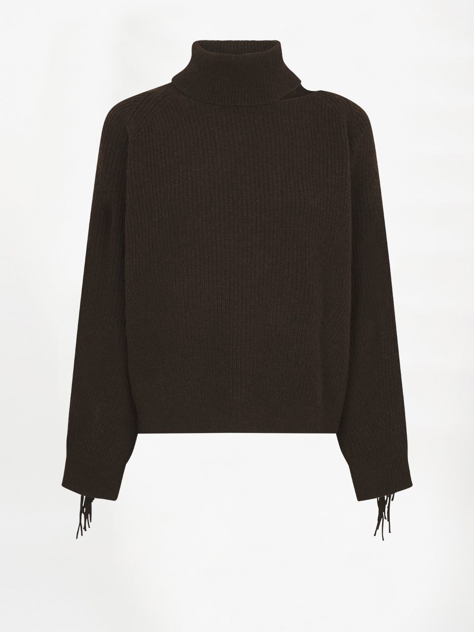 Siega cut-out fringe sweater