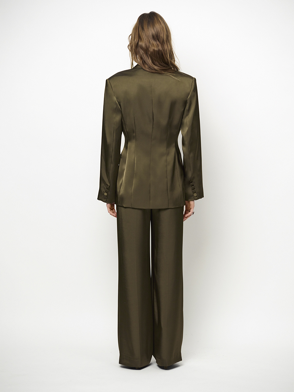 Rush tailored bold satin blazer