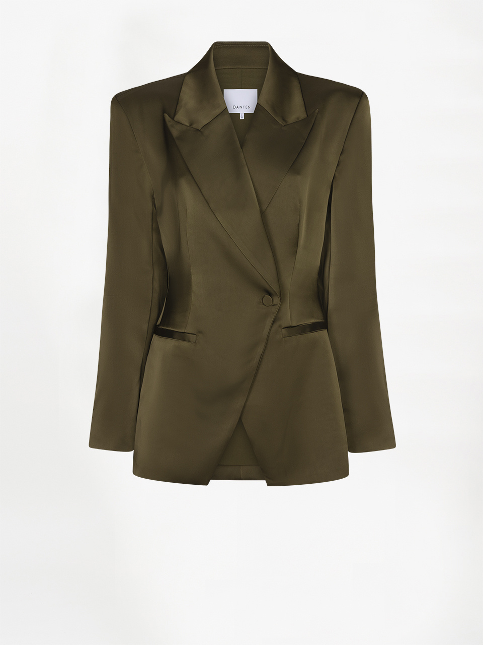 Rush tailored bold satin blazer