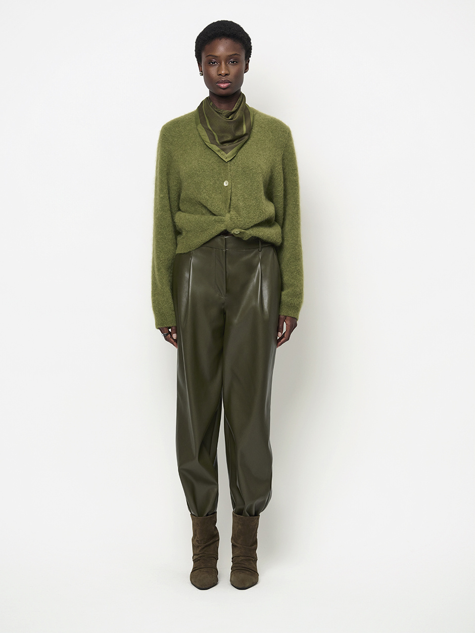 Dante 6 263125 Minora faux leather barrel pants