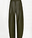 263125 Minora faux leather barrel pants