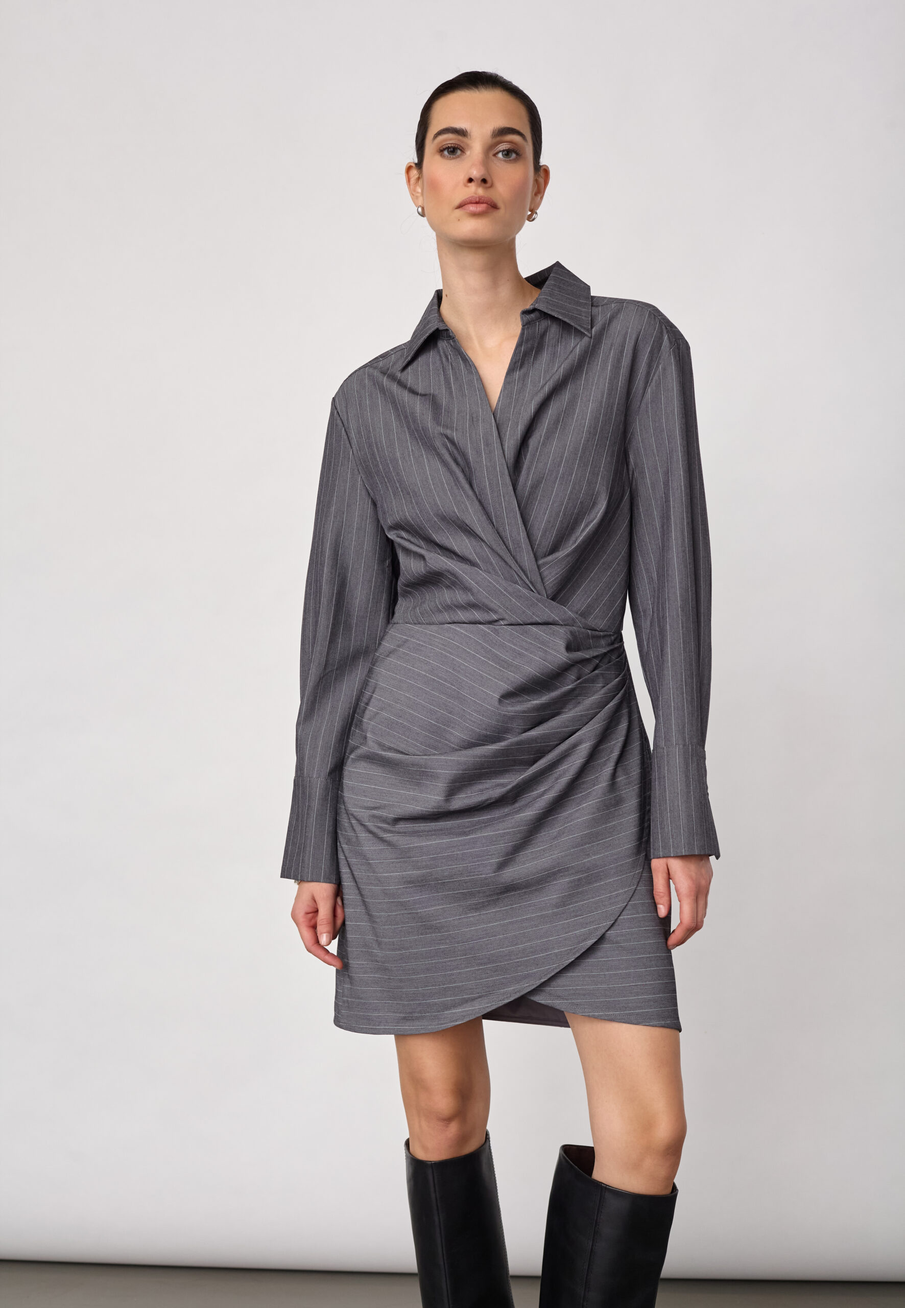 Lyvia Pin Wrap Dress