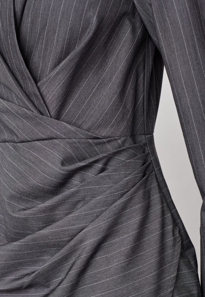 Lyvia Pin Wrap Dress