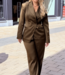 Rush tailored bold satin blazer