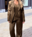 Rush tailored bold satin blazer