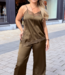 Dawna bold satin lace camisole