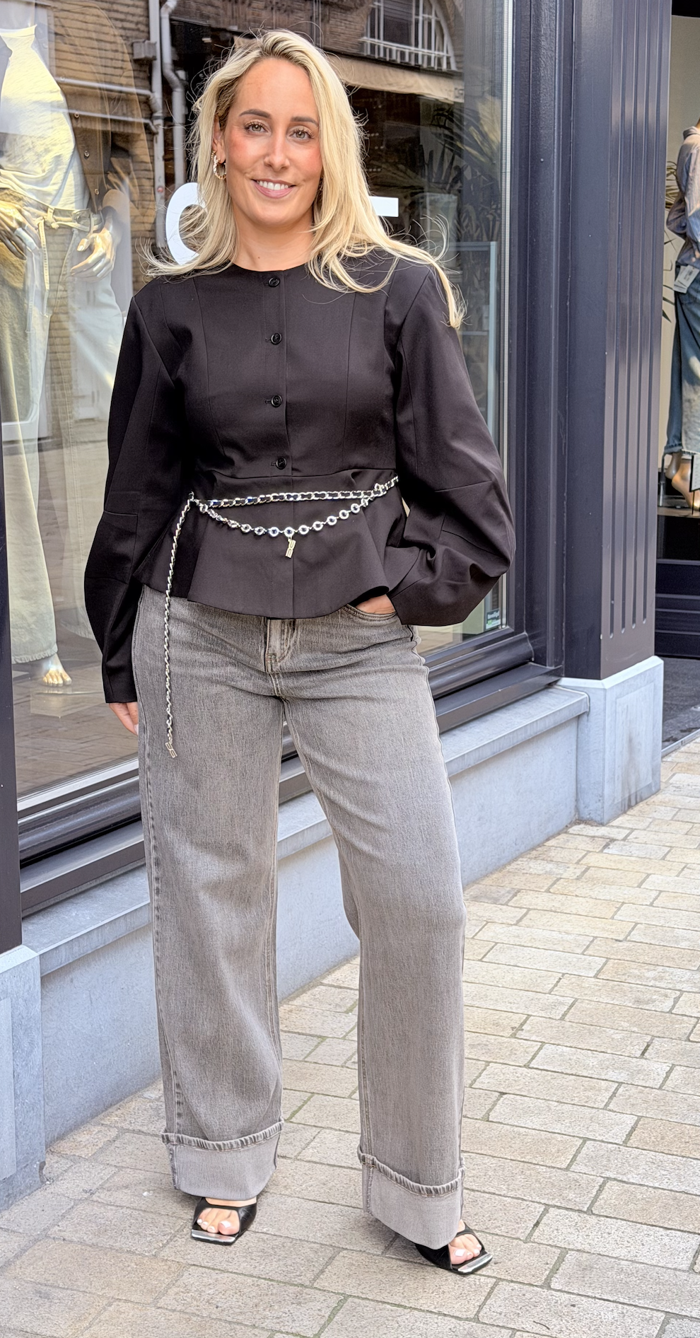 Sara HW wide jeans