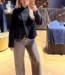 Tiria Slim Pinstripe Blazer