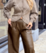 Just eco leather pantalon