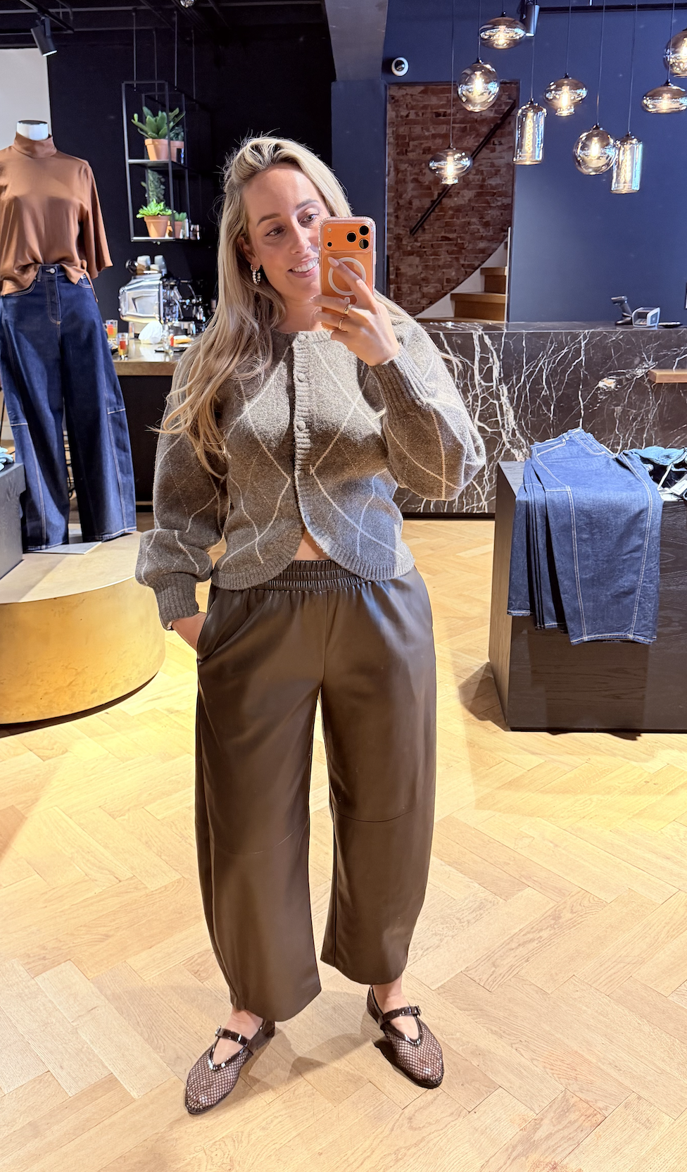 Koteas Check Knit Cardigan