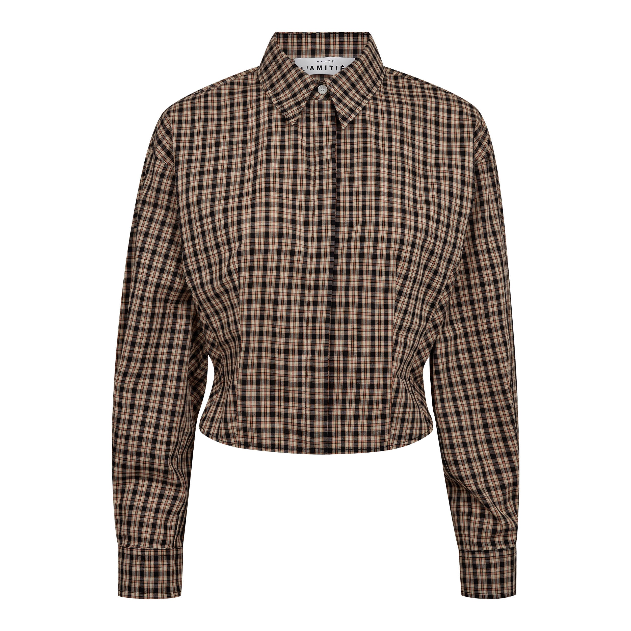 Haute L' Amitié Dessert Check Smock Shirt