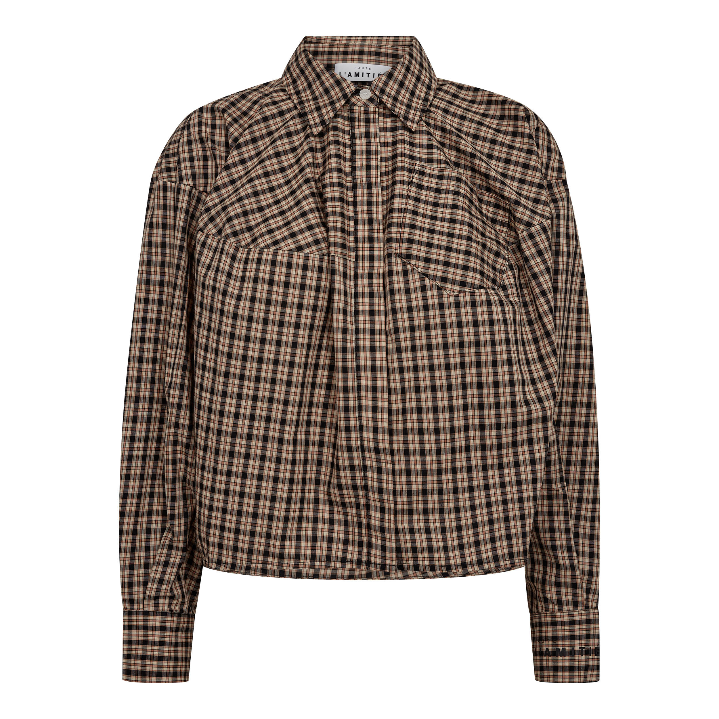 Haute L' Amitié Sophie Dessert Check Shirt