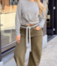 Benyo knitted wrap top