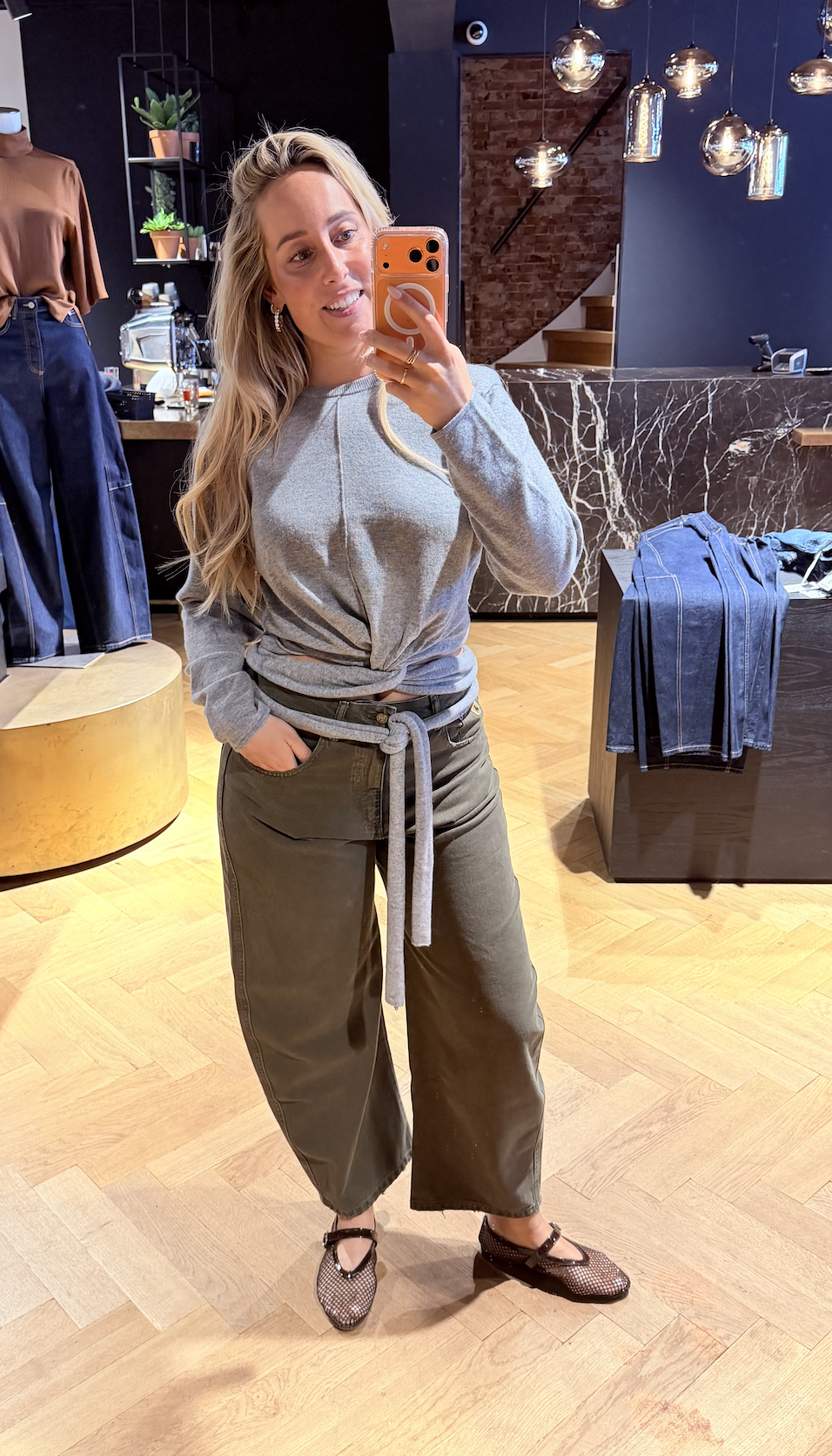 Benyo knitted wrap top