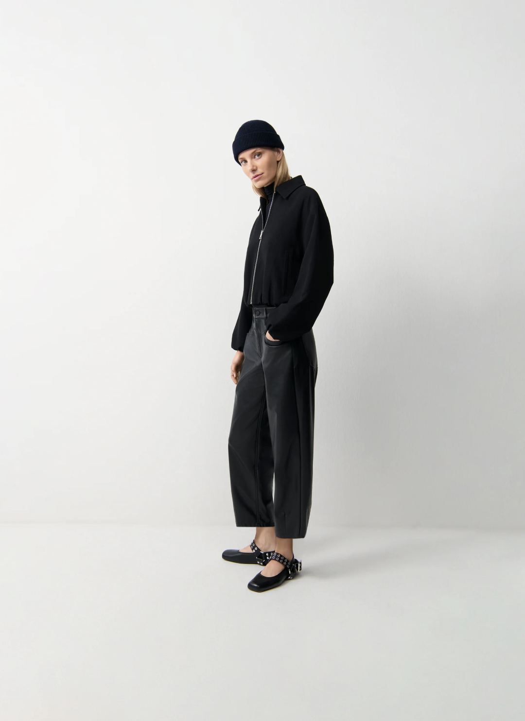 Elin eco leather pants