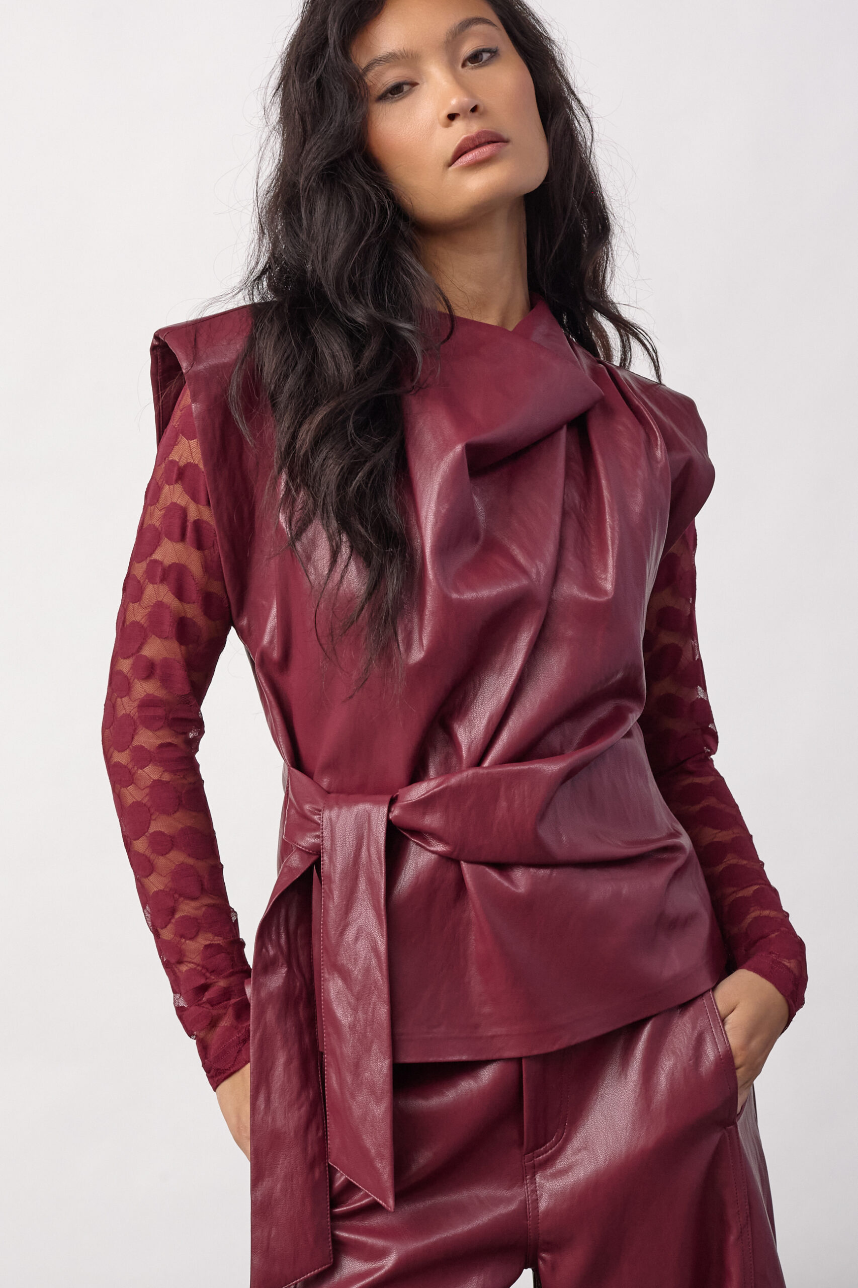 Co'couture Gitt Pleat Top