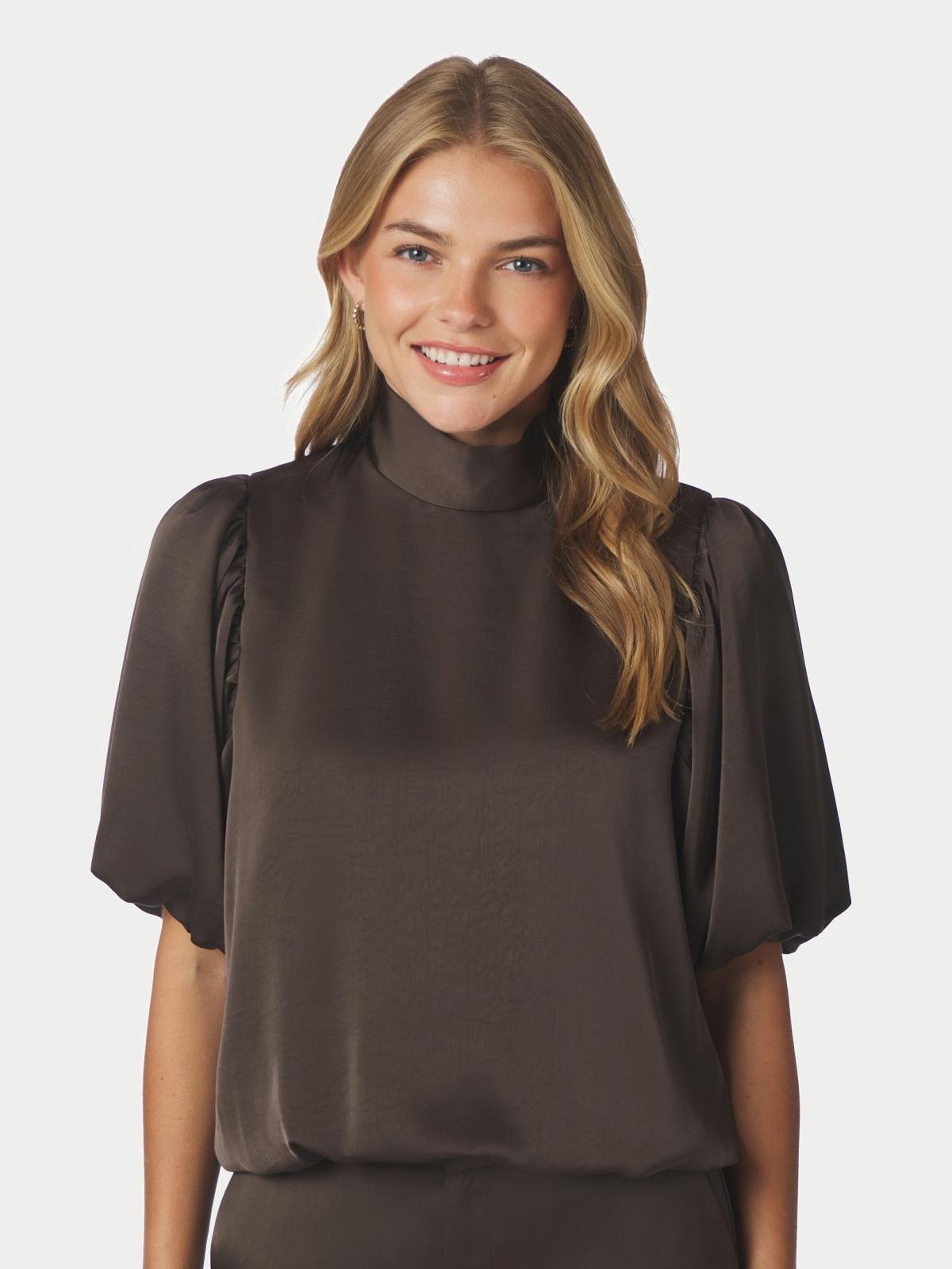 Parisa Heavy Sateen Blouse