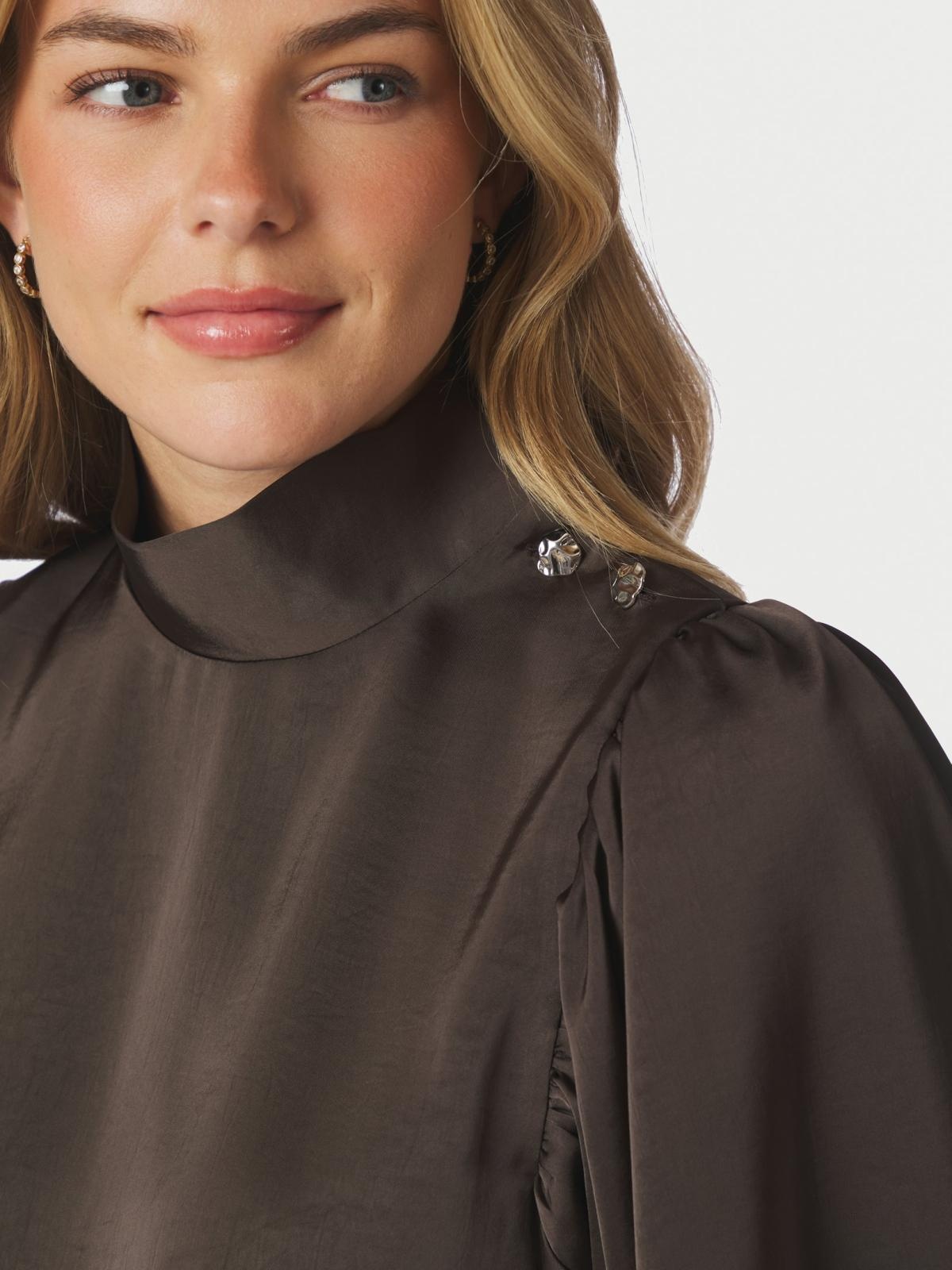 Parisa Heavy Sateen Blouse