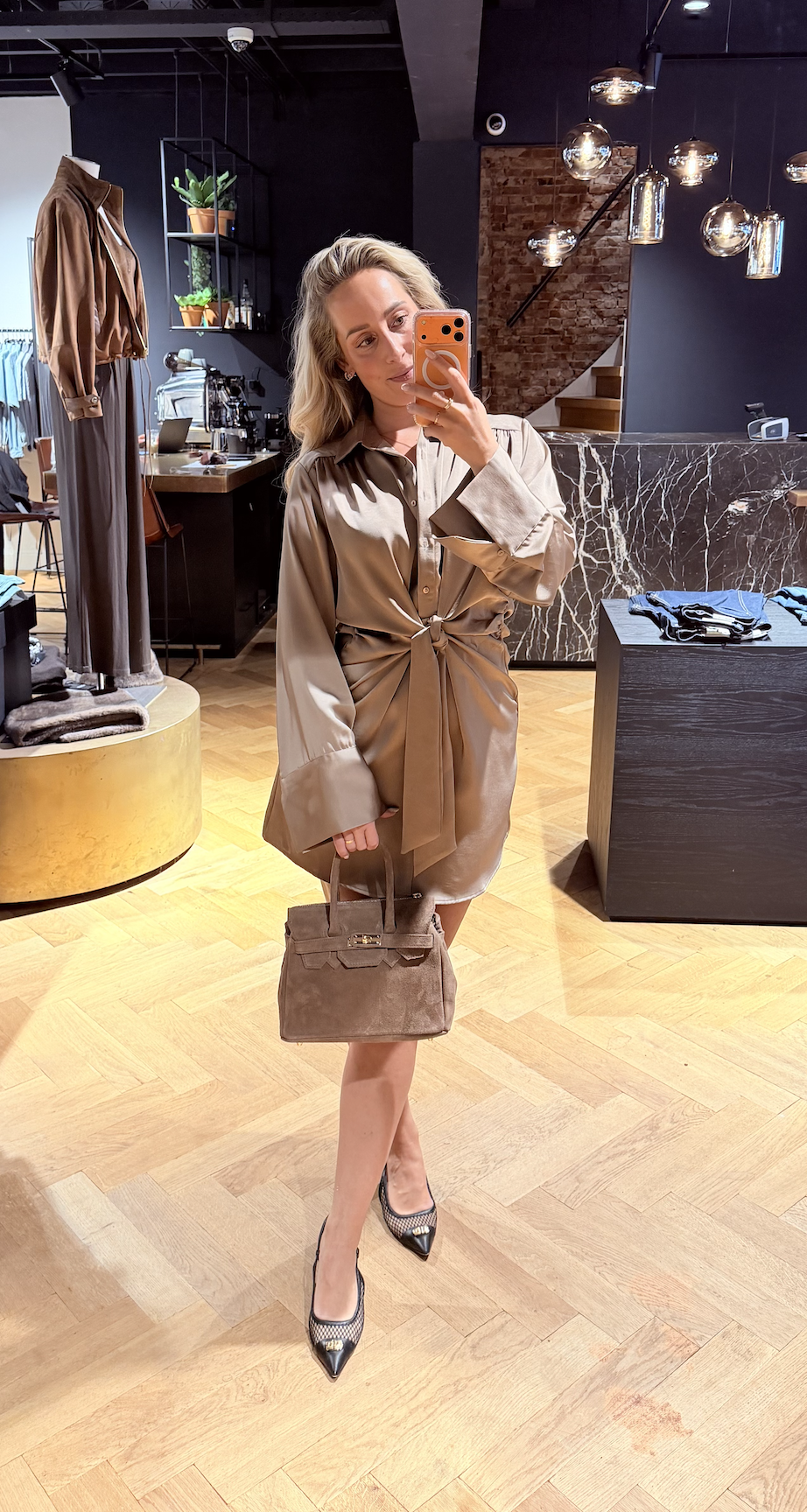 Biria Heavy Sateen Dress
