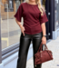 Elin eco leather pants