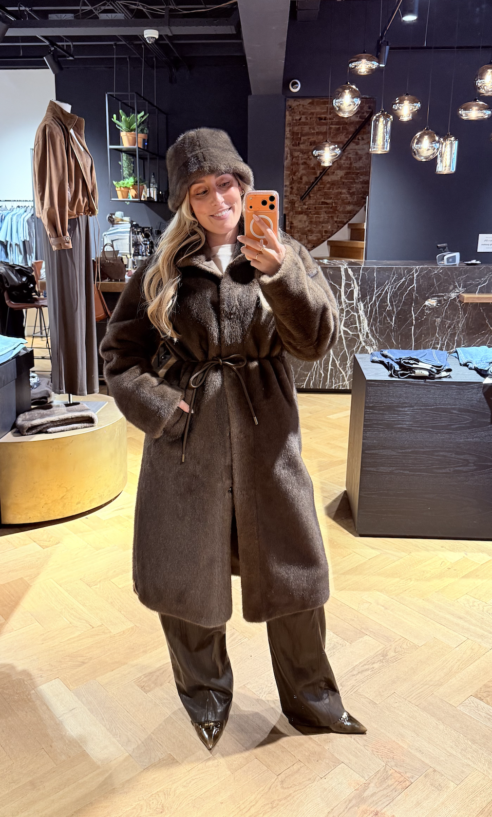 Freja  Faux Mink jacket