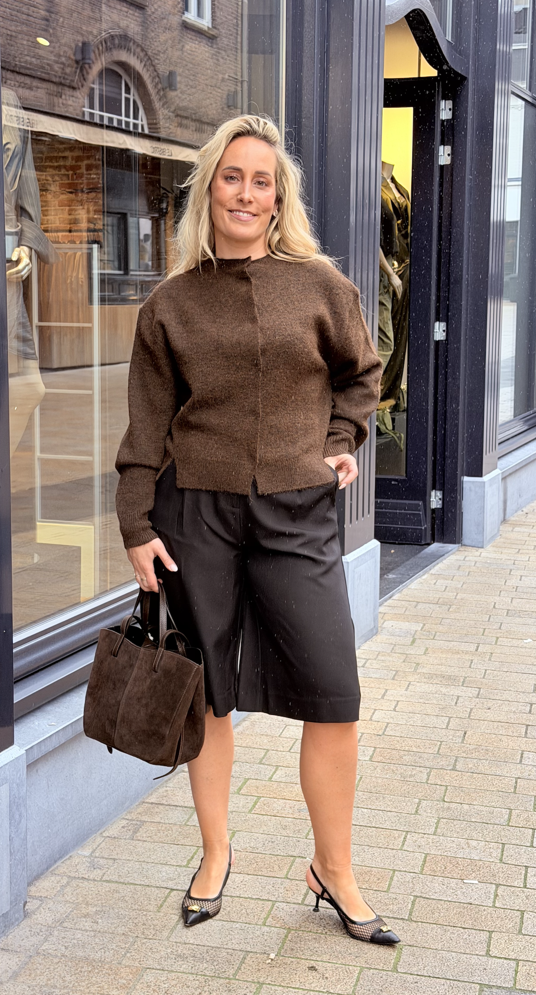 Dione Fluffy Knit Cardigan