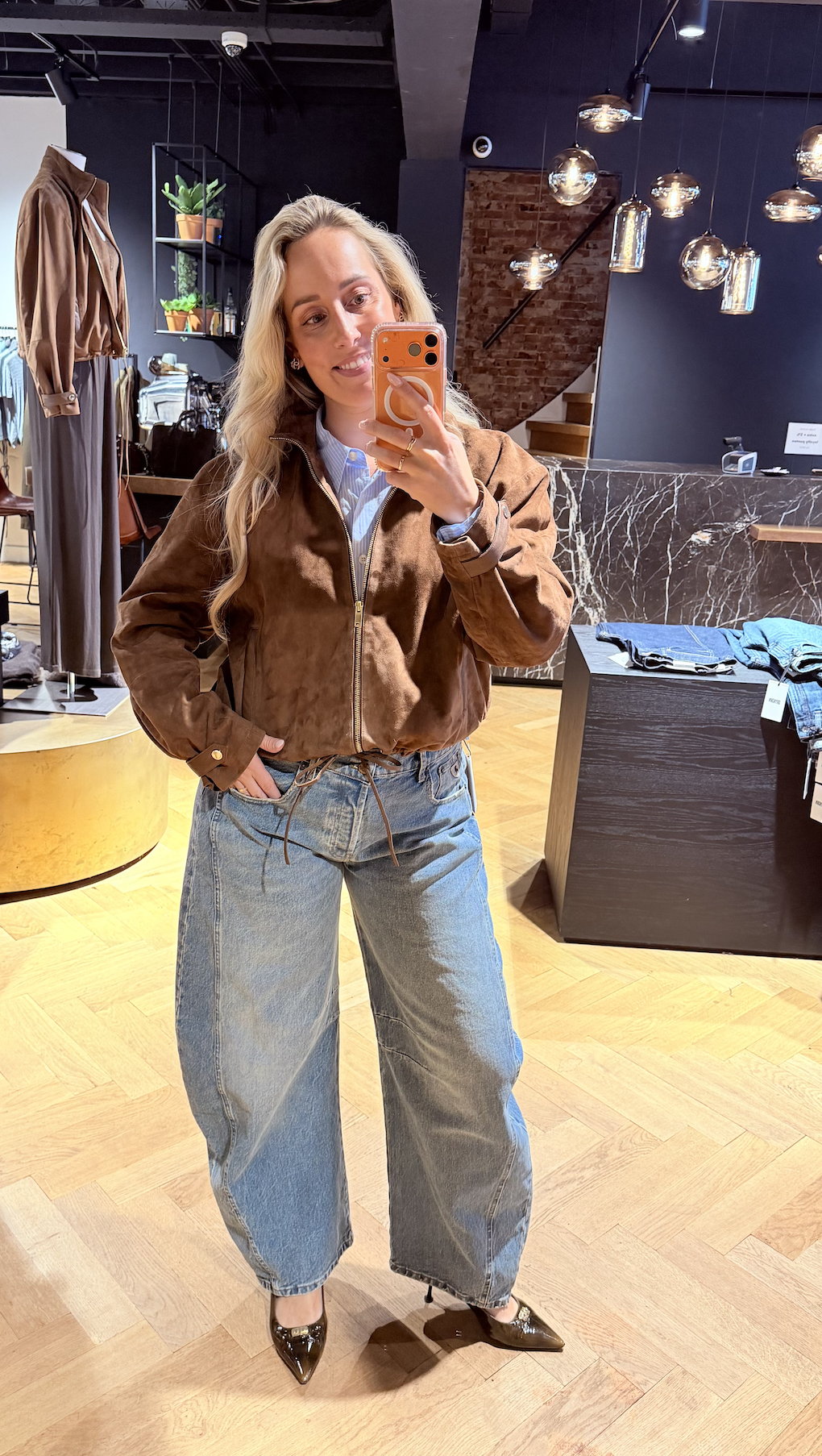 Noelle Goat Suede jacket