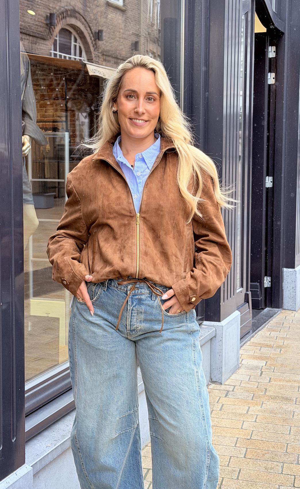Noelle Goat Suede jacket