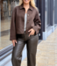 Elin eco leather pants