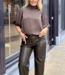 Elin eco leather pants