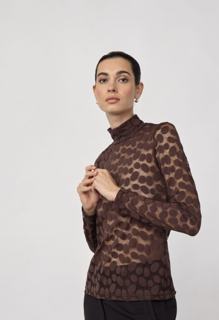 Co'couture Penola Turtleneck Blouse
