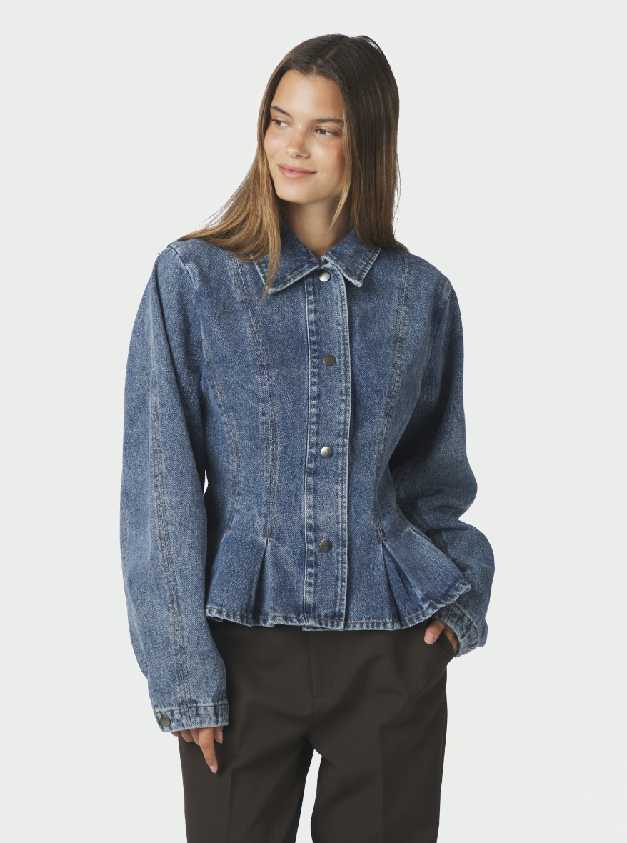 Rivora Denim Peplum Jacket